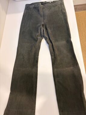 Suede leggings